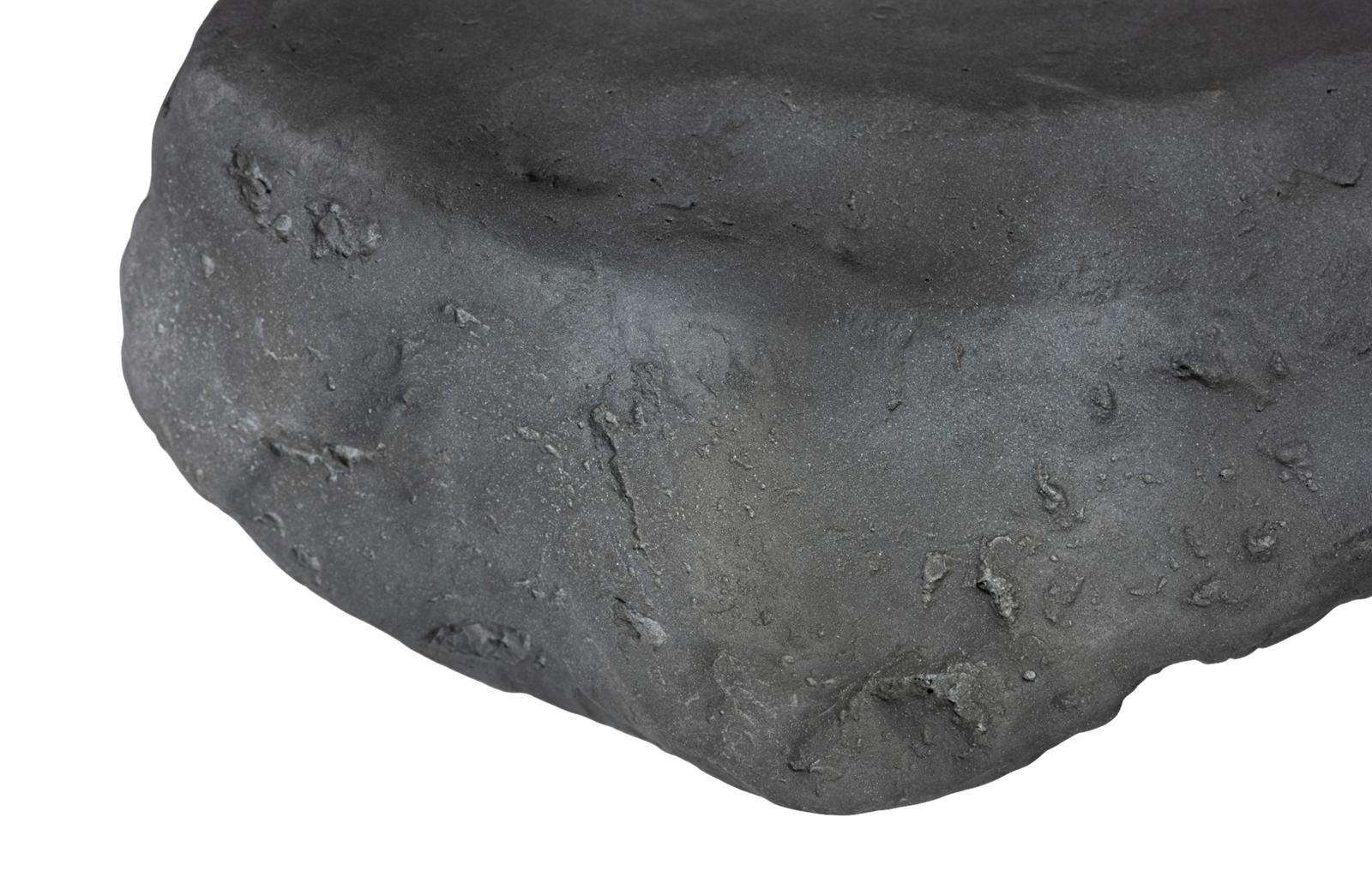 Phillips Collection Home Decor Phillips Collection Cast Boulder Coffee Table, Charcoal Stone, Small