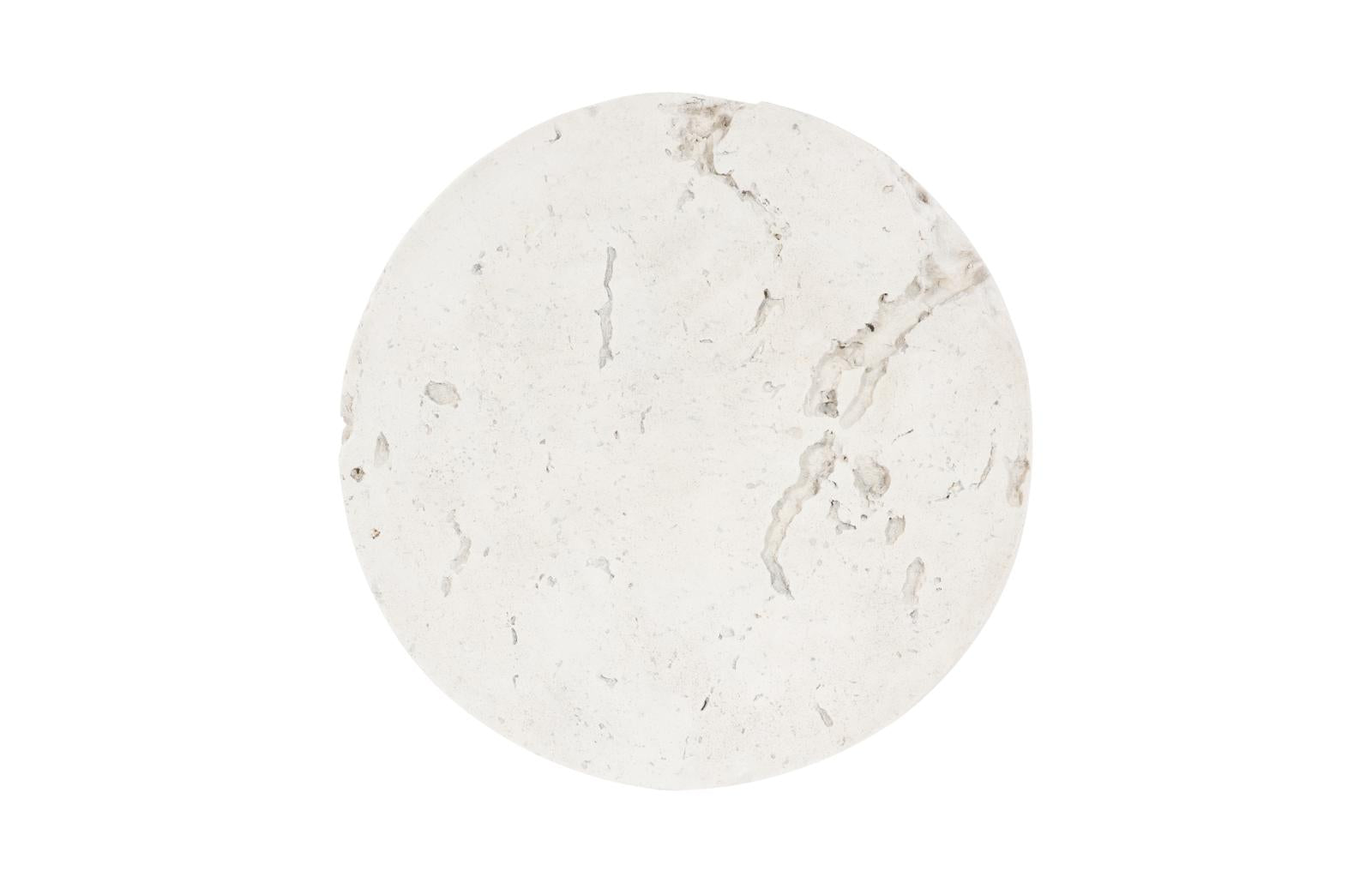 Phillips Collection Home Decor Phillips Collection Cast Cheese Stone Coffee Table, Round, Roman Stone