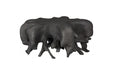 Phillips Collection Home Decor Phillips Collection Cast Coffee Table, Round, Charcoal Stone