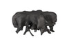 Phillips Collection Home Decor Phillips Collection Cast Coffee Table, Round, Charcoal Stone