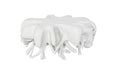 Phillips Collection Home Decor Phillips Collection Cast Coffee Table Round, White Stone