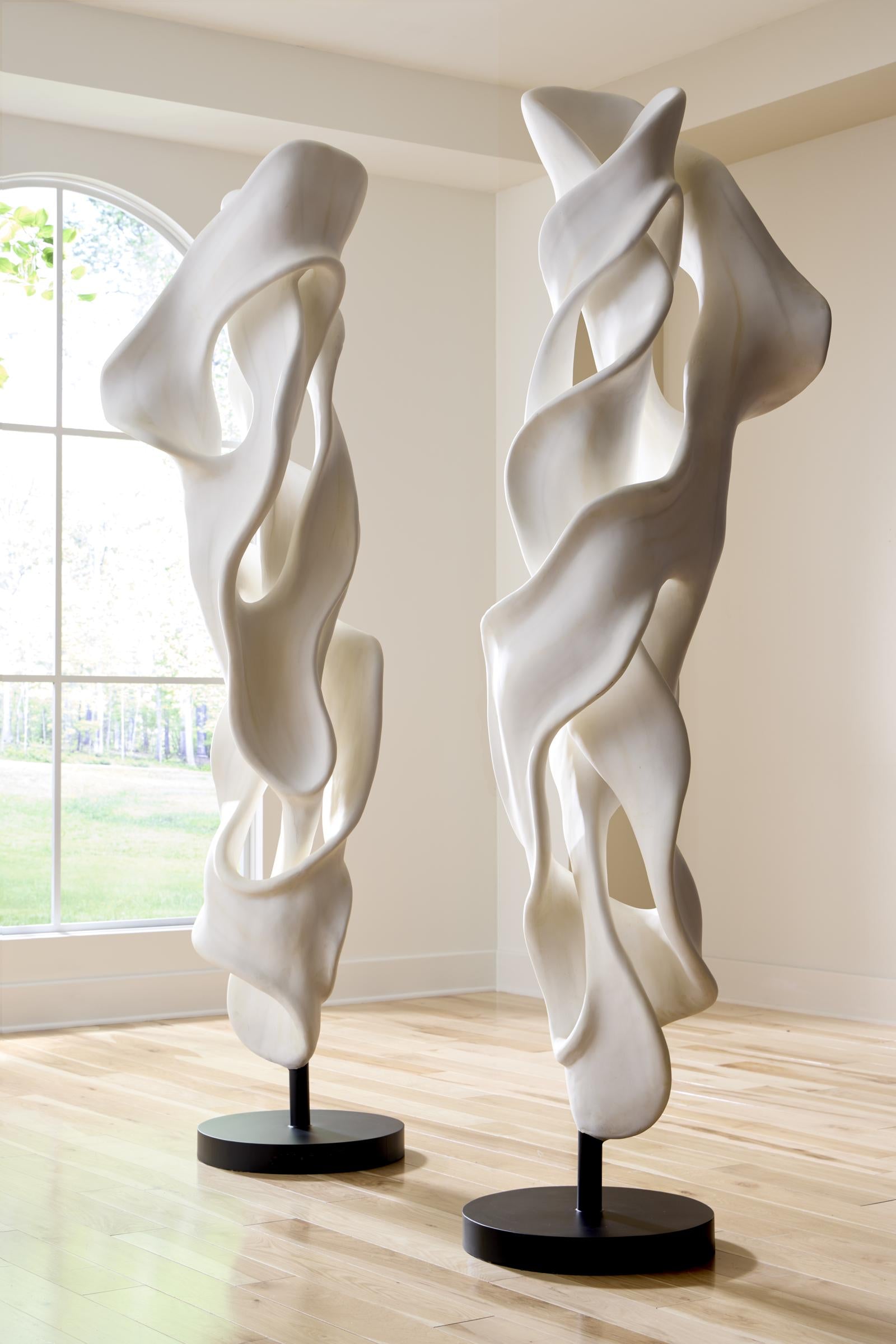 Phillips Collection Home Decor Phillips Collection Cast Dancing Sculpture, Coupé, Faux Bleached