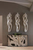 Phillips Collection Home Decor Phillips Collection Cast Dancing Wall Sculpture, Passé, Faux Bleached