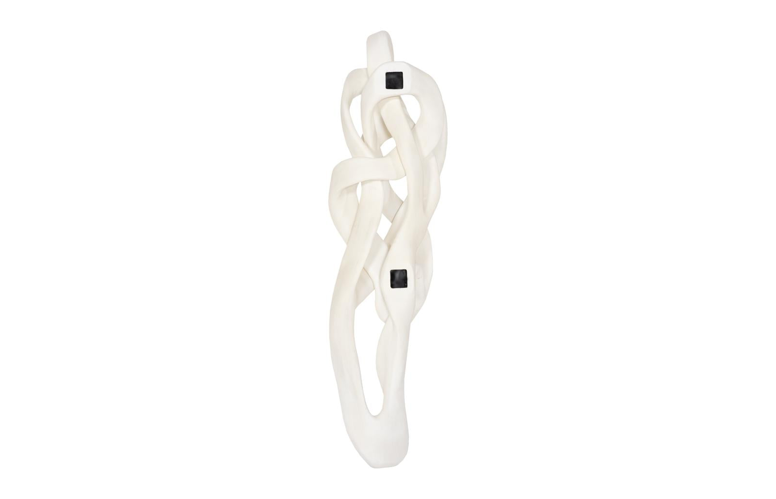 Phillips Collection Home Decor Phillips Collection Cast Dancing Wall Sculpture, Passé, Faux Bleached