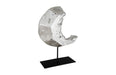 Phillips Collection Home Decor Phillips Collection Cast Eroded Wood Circle on Stand, Silver Leaf, Assorted