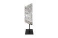 Phillips Collection Home Decor Phillips Collection Cast Eroded Wood Circle on Stand, Silver Leaf, Assorted