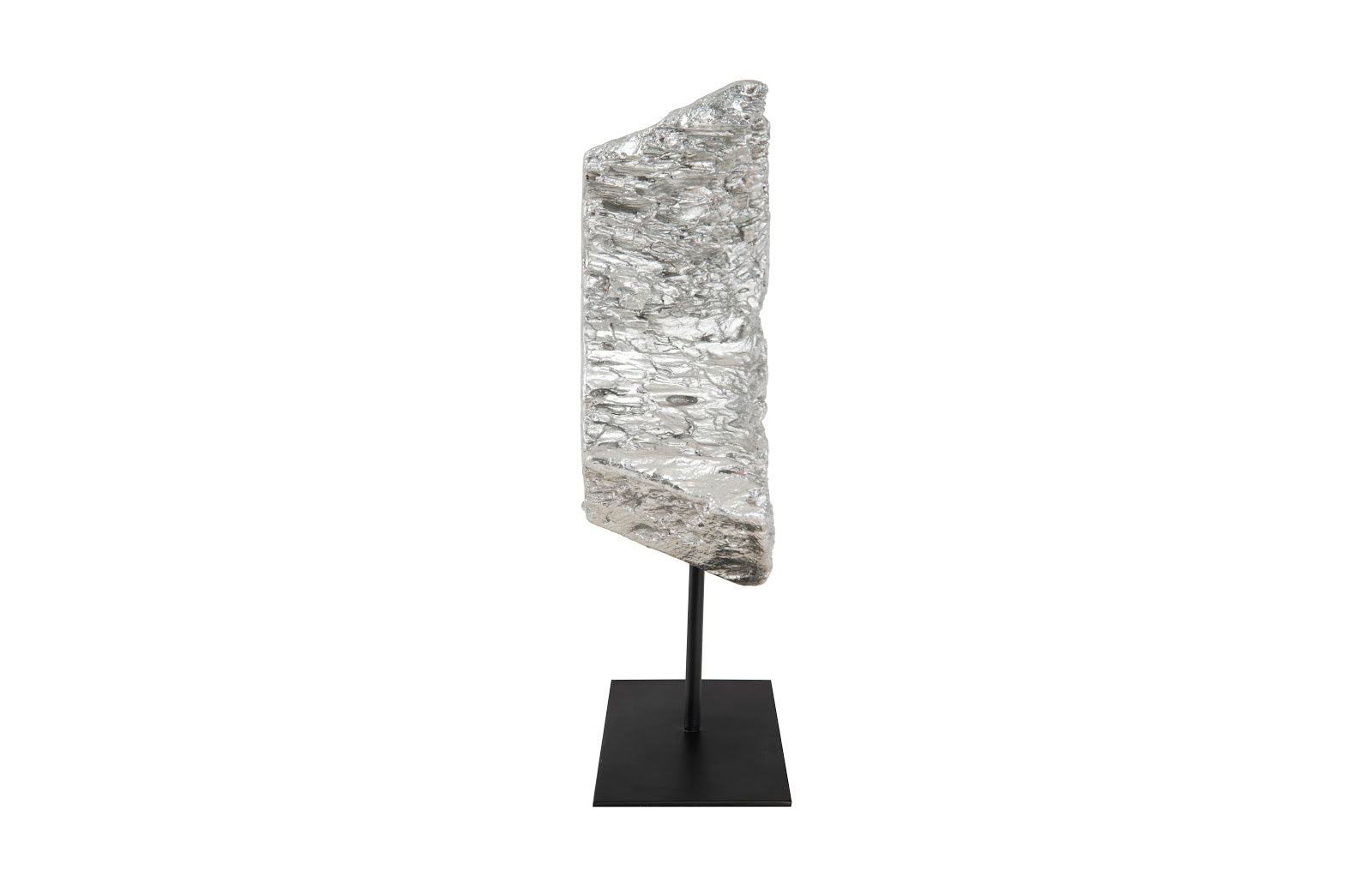 Phillips Collection Home Decor Phillips Collection Cast Eroded Wood Circle on Stand, Silver Leaf, Assorted