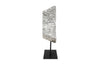 Phillips Collection Home Decor Phillips Collection Cast Eroded Wood Circle on Stand, Silver Leaf, Assorted