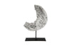 Phillips Collection Home Decor Phillips Collection Cast Eroded Wood Circle on Stand, Silver Leaf, Assorted
