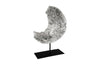 Phillips Collection Home Decor Phillips Collection Cast Eroded Wood Circle on Stand, Silver Leaf, Assorted