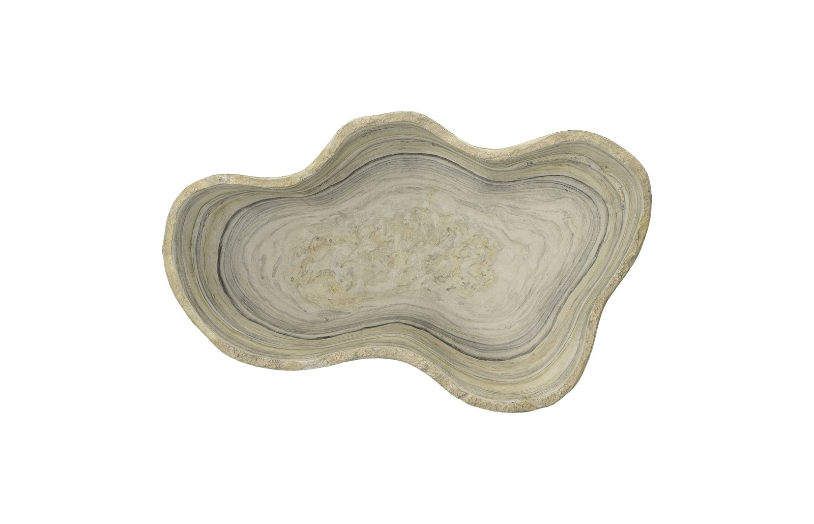 Phillips Collection Home Phillips Collection Cast Gray Onyx Bowl, Faux Finish, Small