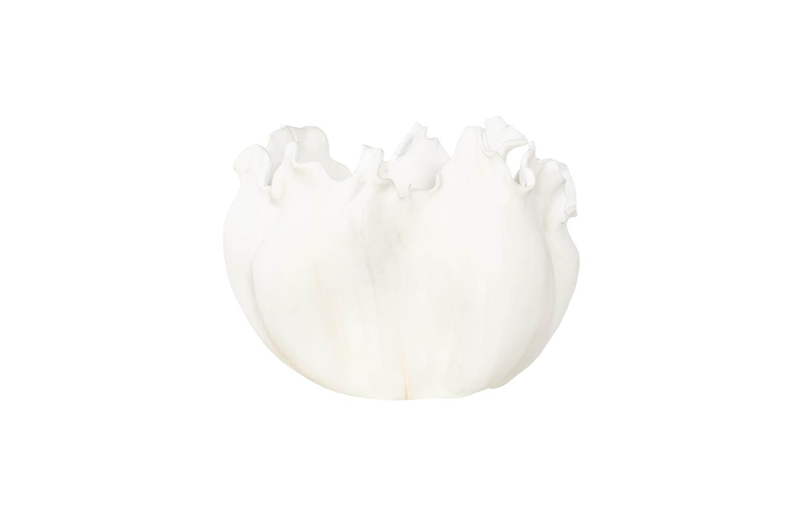 Phillips Collection Home Decor Phillips Collection Cast Root Bowl, Closed, Faux Bleached