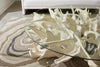 Phillips Collection Home Decor Phillips Collection Cast Root Coffee Table, Faux Bleached Finish, With 82" Glass