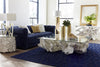 Phillips Collection Furniture Oversized LTL - Rate to be Quoted Phillips Collection Cast Root Coffee Table, White Stone, With Glass