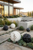 Phillips Collection Home Decor Phillips Collection Cast Root Floor Ball, LG, Charcoal Stone
