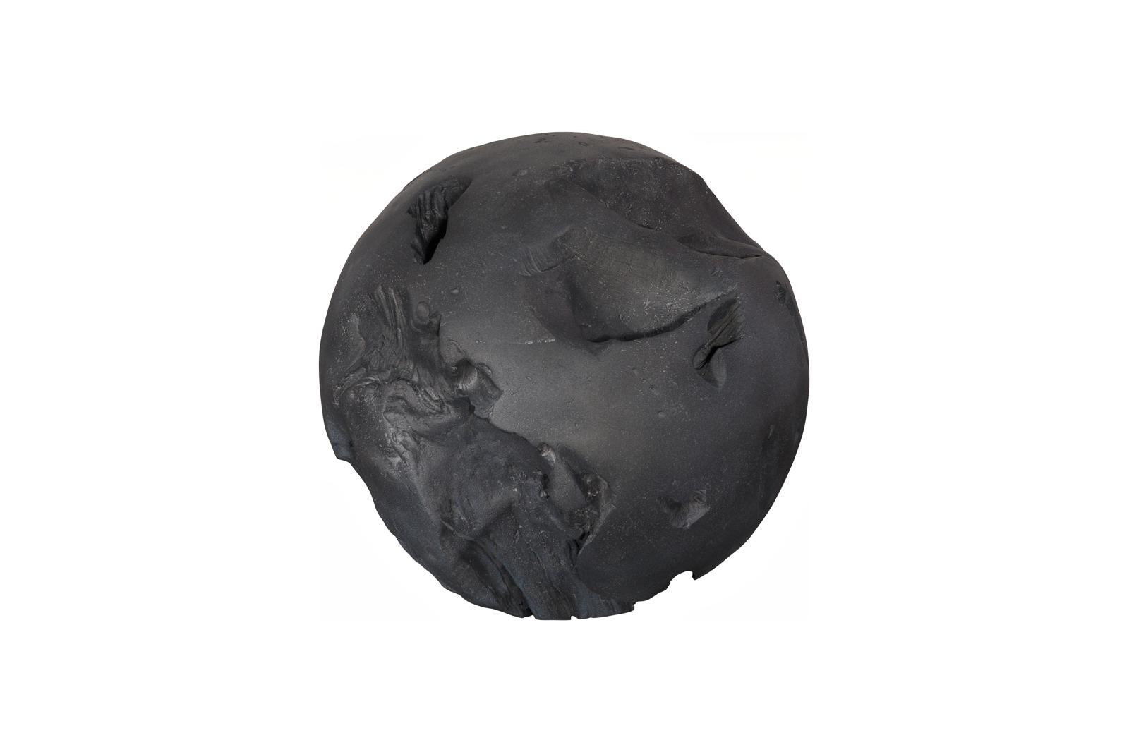 Phillips Collection Home Decor Phillips Collection Cast Root Floor Ball, LG, Charcoal Stone