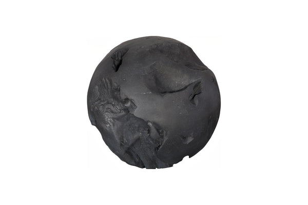 Phillips Collection Home Decor Phillips Collection Cast Root Floor Ball, LG, Charcoal Stone
