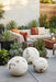 Phillips Collection Home Decor Phillips Collection Cast Root Floor Ball, LG, Roman Stone