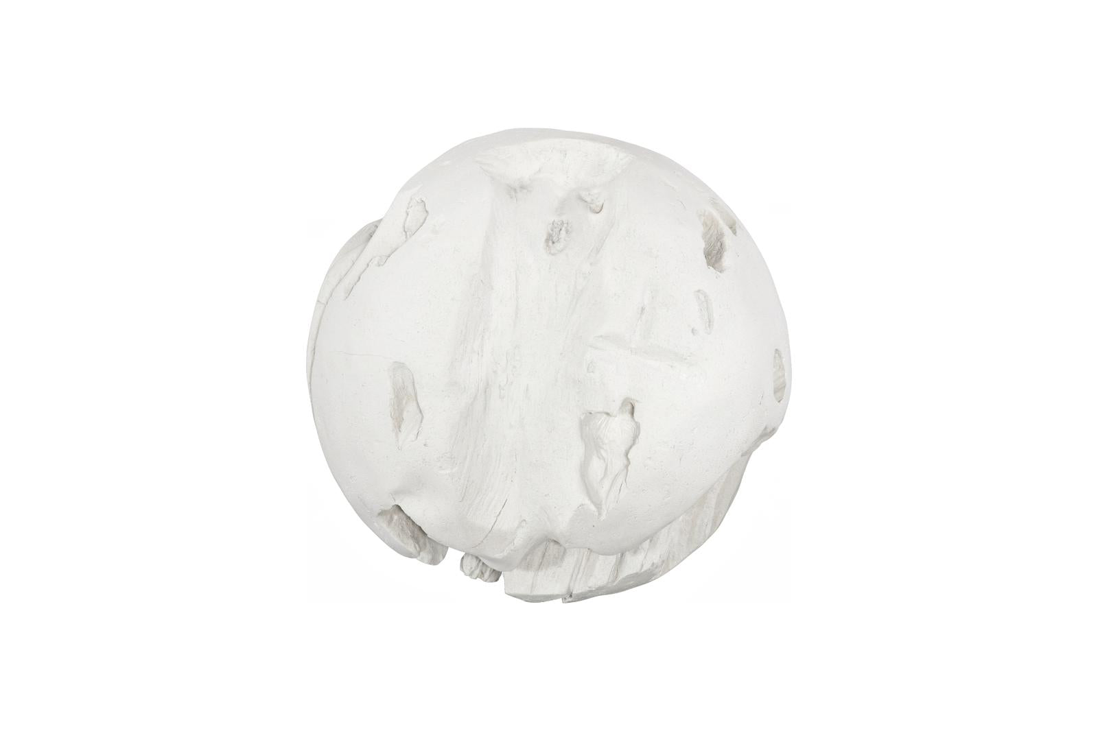 Phillips Collection Home Decor Phillips Collection Cast Root Floor Ball, LG, Roman Stone