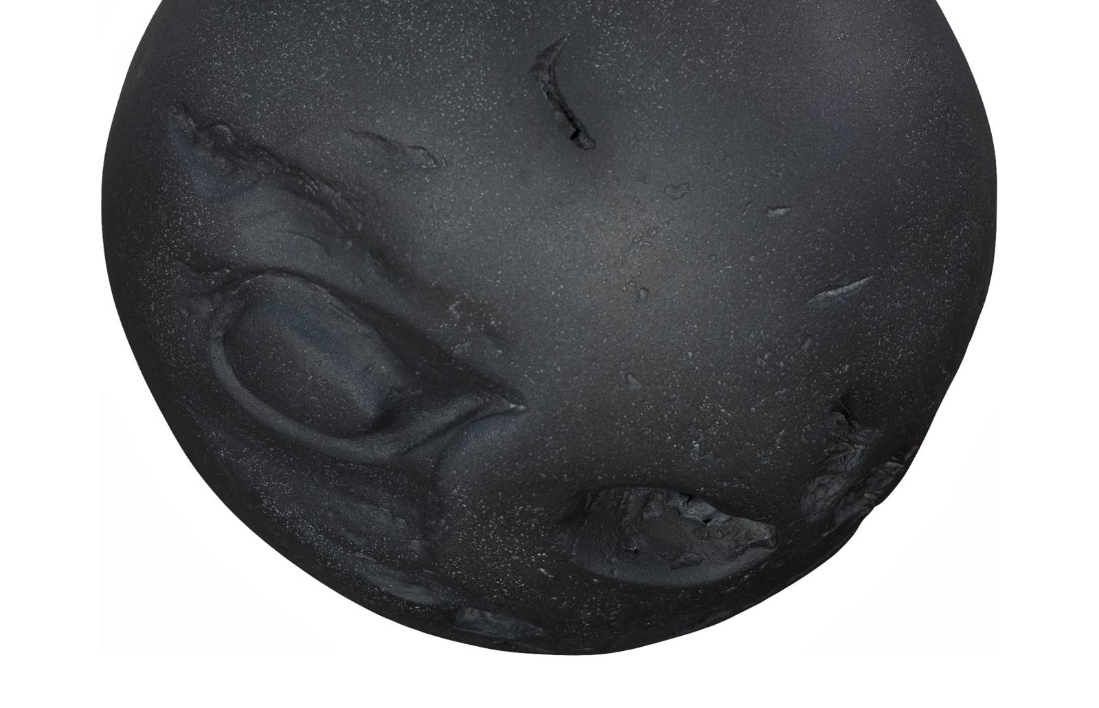 Phillips Collection Home Decor Phillips Collection Cast Root Floor Ball, MD, Charcoal Stone