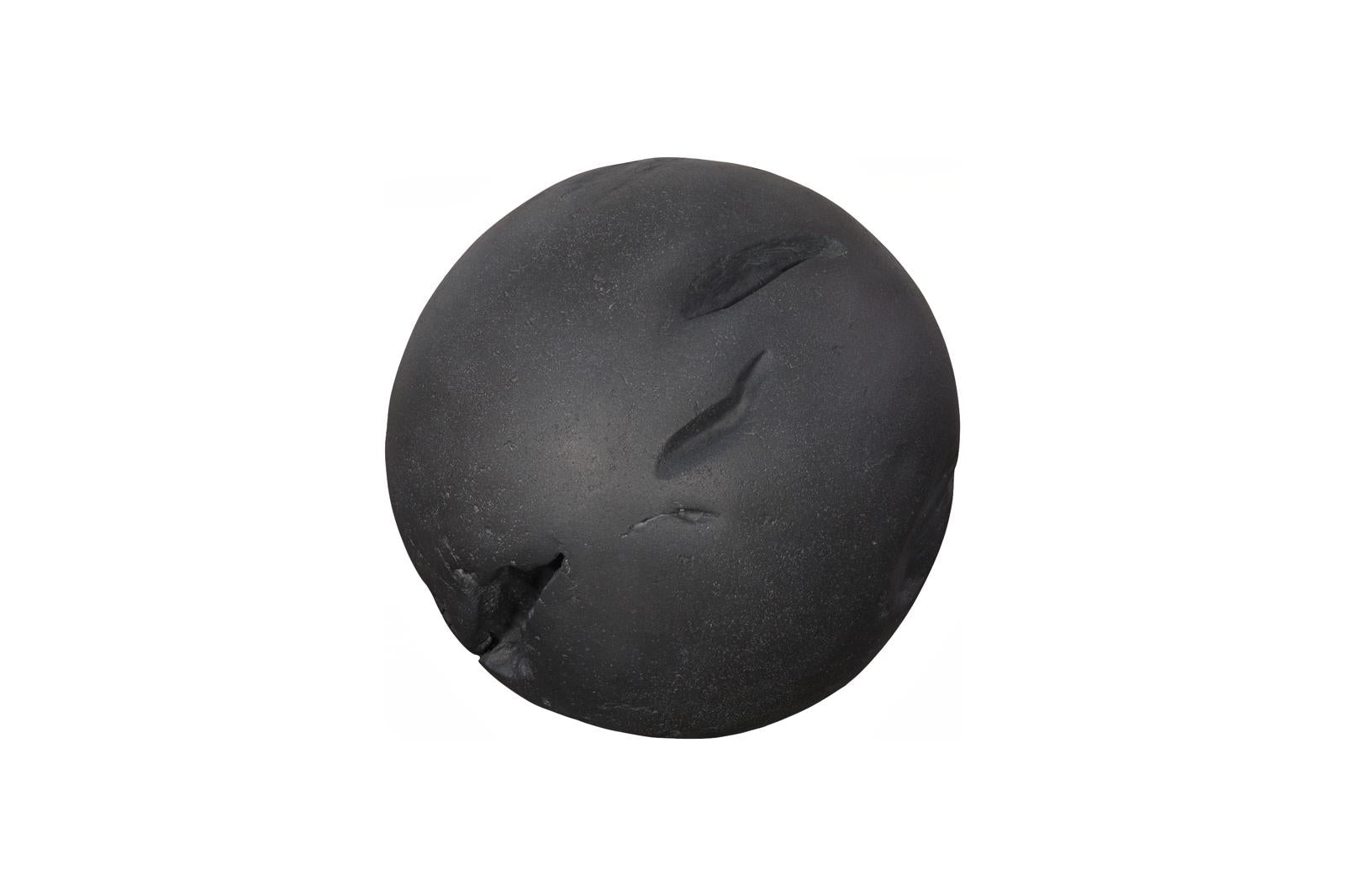 Phillips Collection Home Decor Phillips Collection Cast Root Floor Ball, MD, Charcoal Stone