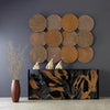 Phillips Collection Home Decor Phillips Collection Cast Root Metal Framed Console Table, Resin, Brown