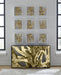 Phillips Collection Home Decor Phillips Collection Cast Root Metal Framed Console Table, Resin, Gold Leaf, SM