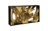 Phillips Collection Home Decor Phillips Collection Cast Root Metal Framed Console Table, Resin, Gold Leaf, SM