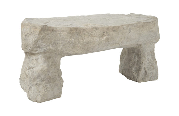 Phillips Collection Home Phillips Collection Cast Stone Bench, Roman Stone