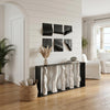 Phillips Collection Home Decor Phillips Collection Cast Women Metal Framed Console, Roman Stone