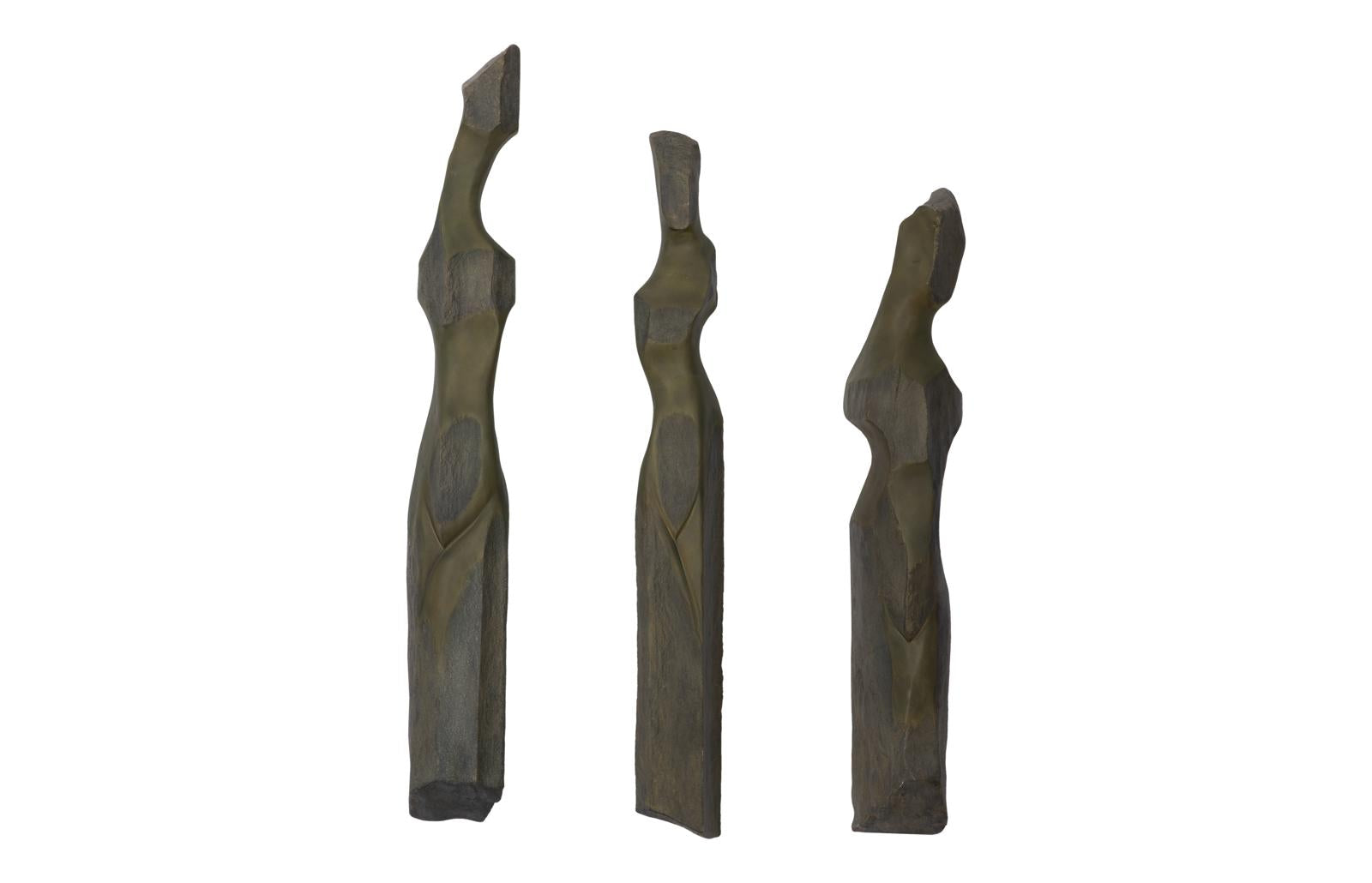 Phillips Collection Home Decor Phillips Collection Cast Women Wall Art, F, Splinter Stone Finish