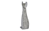 Phillips Collection Home Phillips Collection Cat Sculpture, Large, Chamcha Wood, Gray Stone Finish