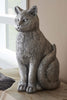 Phillips Collection Home Decor Phillips Collection Cat Sitting Sculpture, Silver Leaf