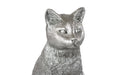 Phillips Collection Home Decor Phillips Collection Cat Sitting Sculpture, Silver Leaf