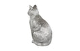 Phillips Collection Home Decor Phillips Collection Cat Sitting Sculpture, Silver Leaf