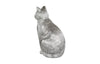Phillips Collection Home Decor Phillips Collection Cat Sitting Sculpture, Silver Leaf
