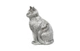 Phillips Collection Home Decor Phillips Collection Cat Sitting Sculpture, Silver Leaf