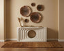 Phillips Collection Home Decor Phillips Collection Centered Console Table, Roman Stone