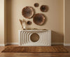Phillips Collection Home Decor Phillips Collection Centered Console Table, Roman Stone