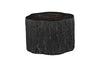 Phillips Collection Home Decor Phillips Collection Chaka Petrified Coffee Table, Rough, Black, Large