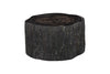 Phillips Collection Home Decor Phillips Collection Chaka Petrified Coffee Table, Rough, Black, Small