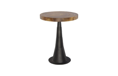 Phillips Collection Home Rate to be Quoted Phillips Collection Chuleta Bar Table, Iron Base, Natural