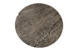 Phillips Collection Home Decor Phillips Collection Chuleta Round Dining Table on Stainless Steel Base, Gray Stone