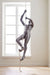 Phillips Collection Home Oversized LTL - Rate to be Quoted Phillips Collection Climbing Sculpture w/Rope, Black/Silver, Aluminum