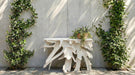 Phillips Collection Home Decor Phillips Collection Contour Cast Root Console, White Stone