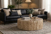 Phillips Collection Home Decor Phillips Collection Converge Petrified Coffee Table, Rough, Cream