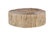 Phillips Collection Home Decor Phillips Collection Converge Petrified Coffee Table, Rough, Cream