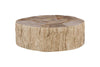 Phillips Collection Home Decor Phillips Collection Converge Petrified Coffee Table, Rough, Cream