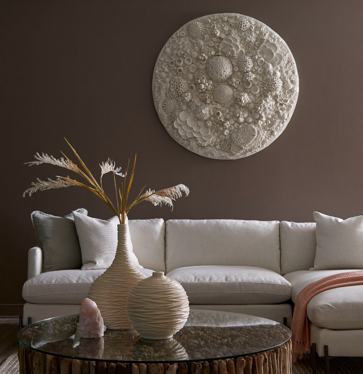 Phillips Collection Home Rate to be Quoted Phillips Collection Coral Reef Wall Art, Round