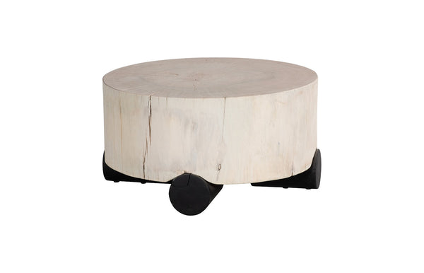 Phillips Collection Home Decor Phillips Collection Core Coffee Table, Black Base, Bleached